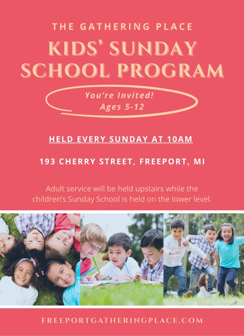 Sunday School Flyer